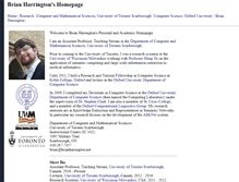 Tablet Screenshot of brianharrington.net